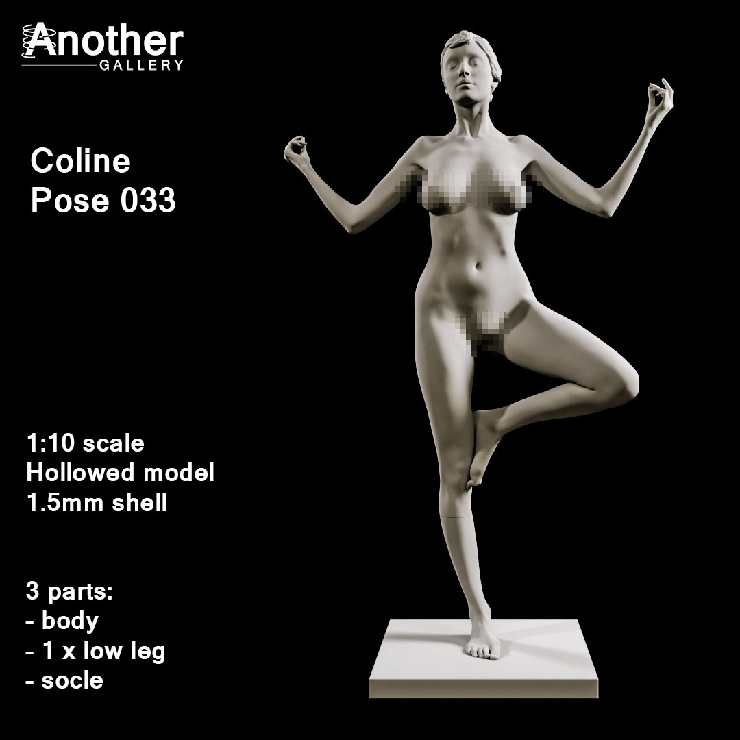 female figurine parts for 3D print